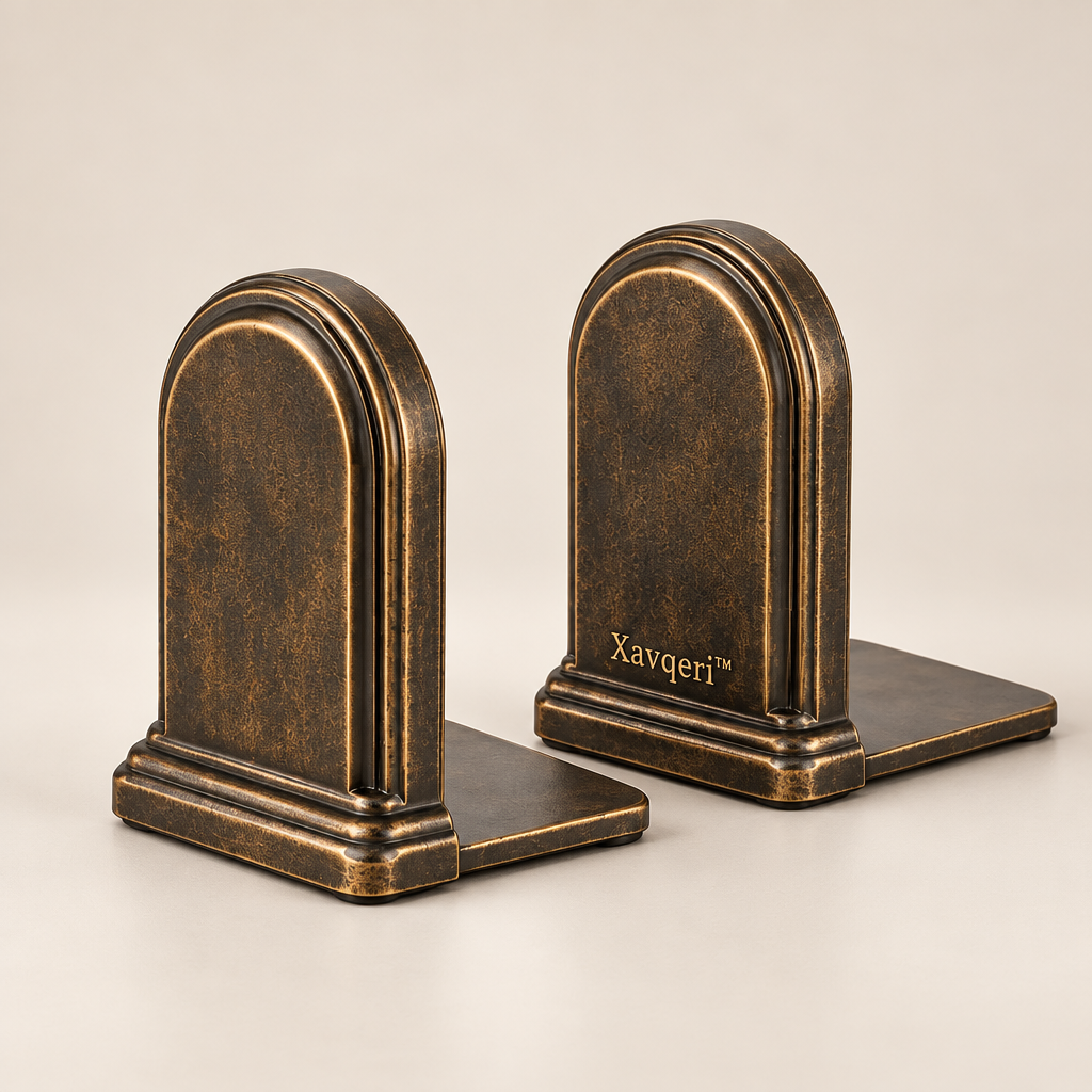 Xavqeri™ Vintage Metal Bookends image 01