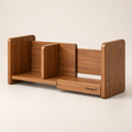 Xavqeri™ Natural Wood Expandable Bookshelf image 01