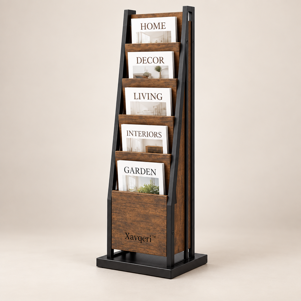 Xavqeri™ Freestanding Magazine Rack image 01