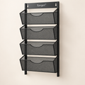 Xavqeri™ Wall-Mounted Newspaper Display Rack image 01